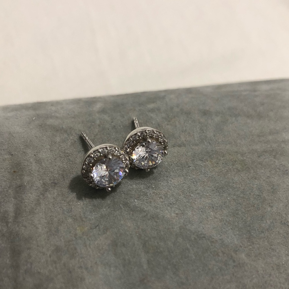 Sterling silver stud earrings